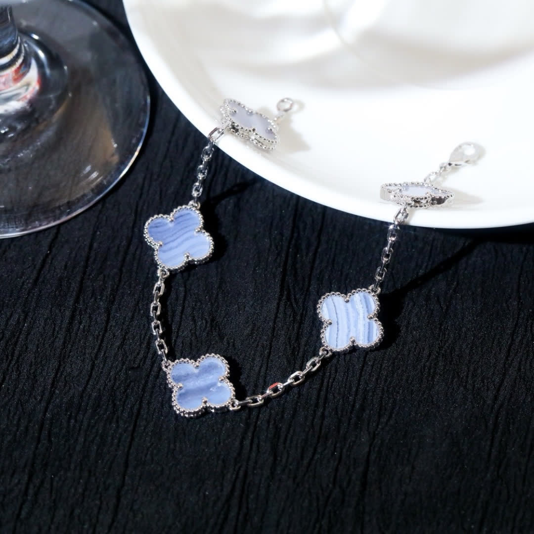 Van Cleef & Arpels Alhambra Blue Opal Bracelet Van Cleef & Arpels Alhambra Blue Opal Bracelet